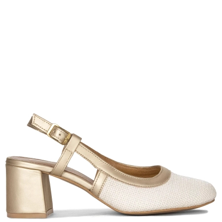 Maciejka Gold Pumps