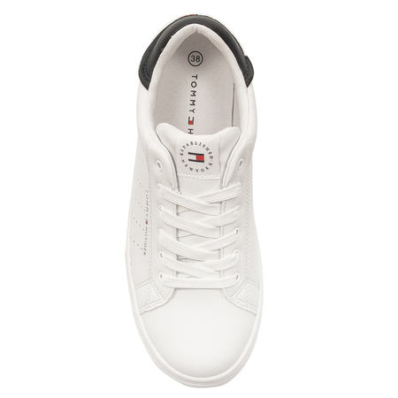 Tommy Hilfiger Damskie Sneakersy Białe Niebieskie 