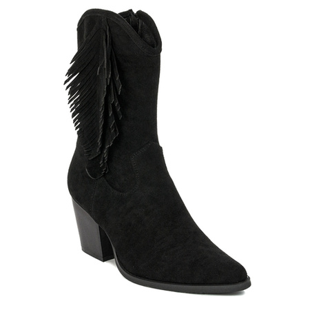 S.Barski Women's black insulated boots