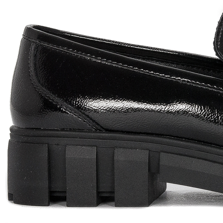 Women's loafers shoes Sergio Leone Black