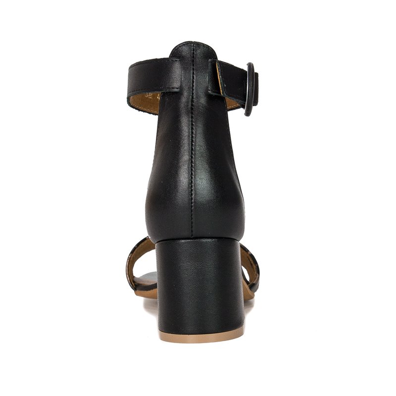 Maciejka 04141-46/00-5 Black + Gold Sandals