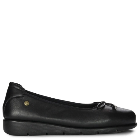 Maciejka Leather Slip-On Platform Loafers Black P6504-01-00-1