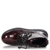Maciejka Patent Ankle Boots Platform Burgundy 06762-23/00-6
