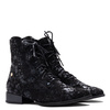 Maciejka Lace-Up Ankle Boots With Side Zipper Black 6391W-43/00-1