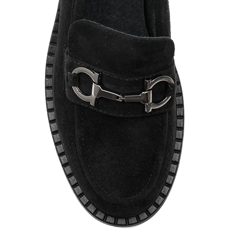 Women's loafers shoes Sergio Leone Black