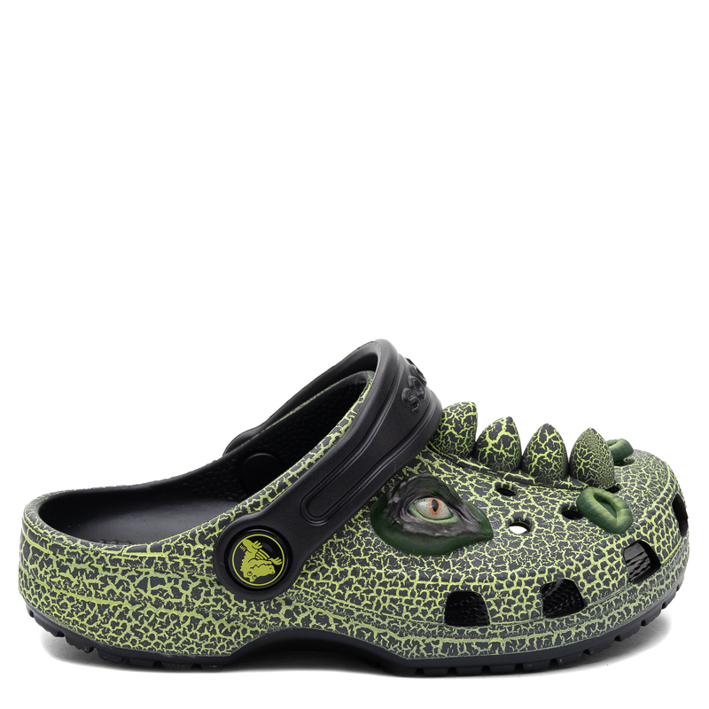 Crocs Classic I Am Crocodile Clog Sandały Dziecięce Dino Zielone 211372-001