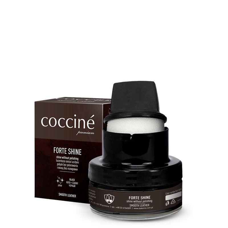 Coccine Forte Shine Leather Shine Cream Black – High Gloss 55-24-50-02C