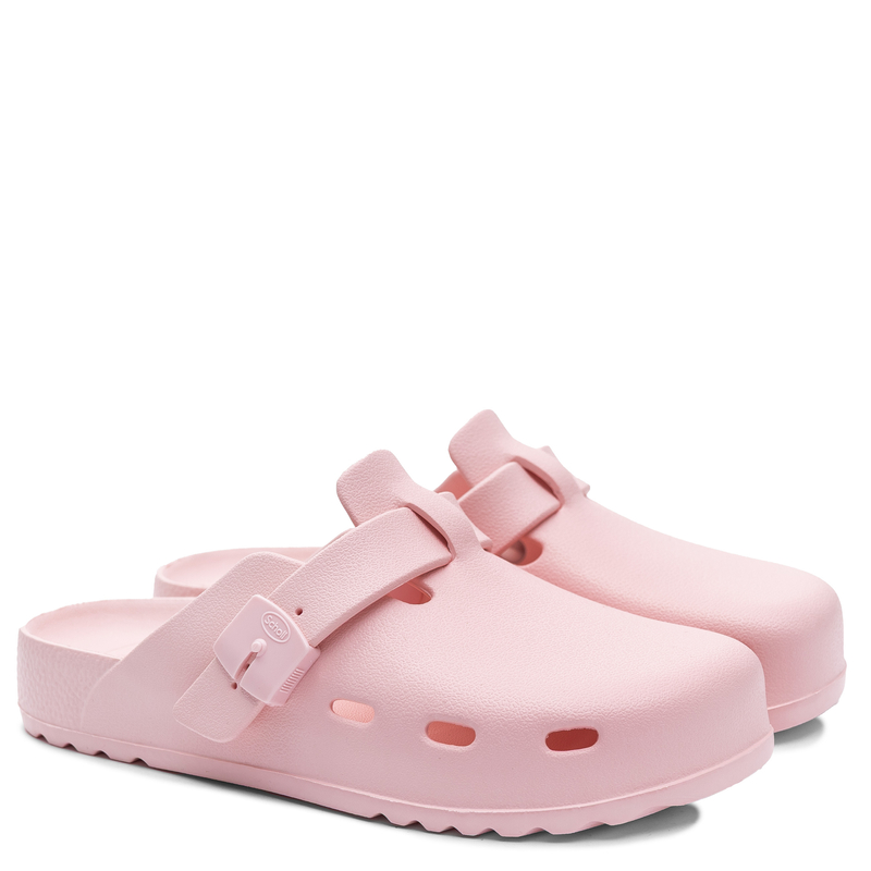 Scholl Sun Klapki Profilowane Bioprint Różowe F00743-1475