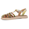 Maciejka Women's Leather Yellow Sandals