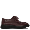 Maciejka Women's Leather Lace-Up Shoes Burgundy