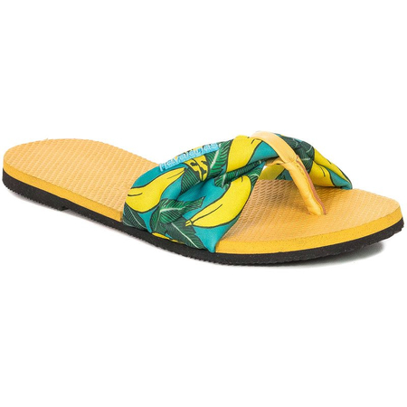 Klapki Havaianas 4140714.0776 Hav You Saint Tropez Gold Yellow