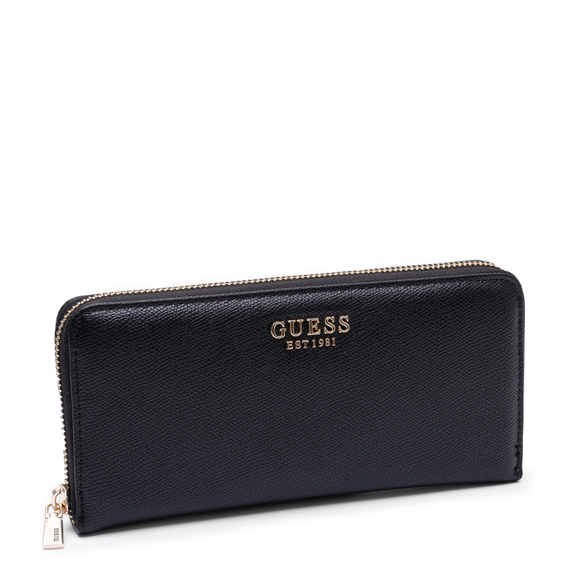 Guess Amorette Portfel Zapinany Na Zamek Czarny SWBG7898146-BLACK