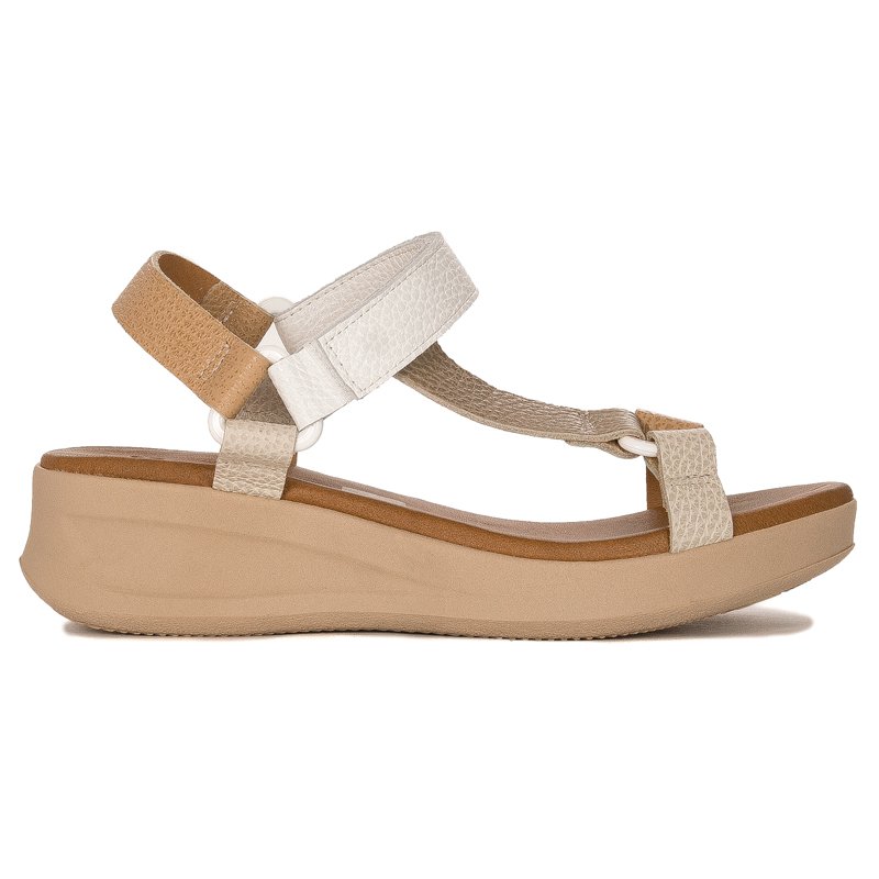 Maciejka Navy Blue Leather Sandals