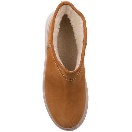 Maciejka Velour Snow Boots with Faux Shearling Lining Russet 06257-29/00-4