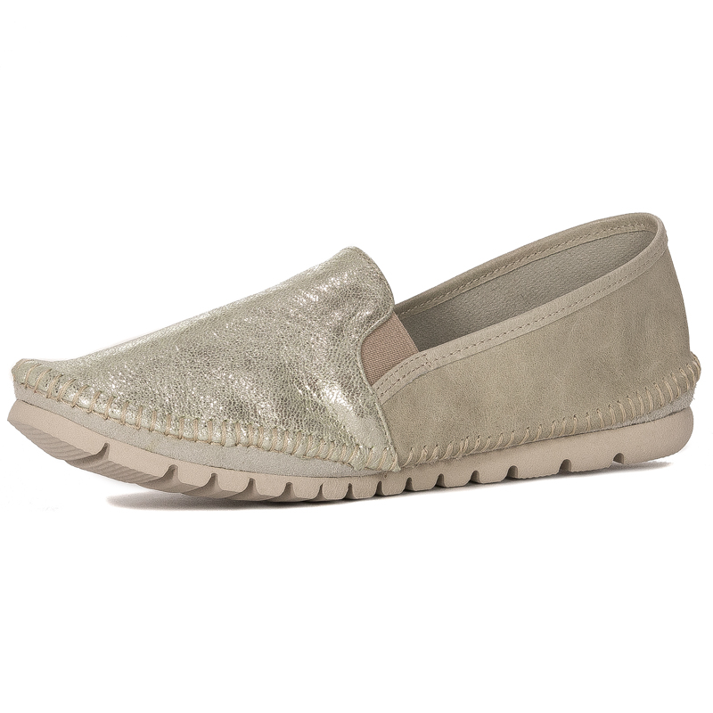 Maciejka Green + Gold Low Shoes