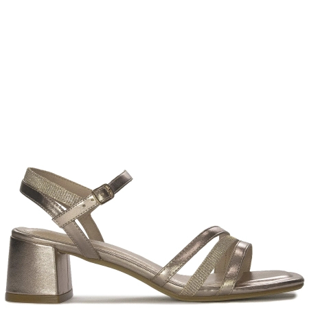 Sergio Leone Gold and Cooper Sandals