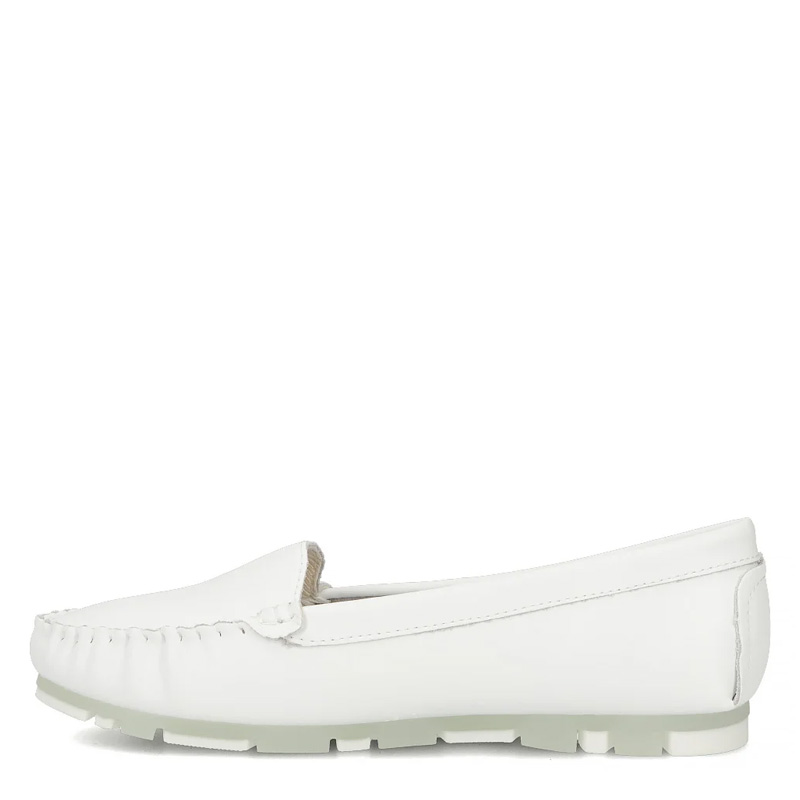 Filippo Leather Classic Soft Moccasins White DP2037-26-WH