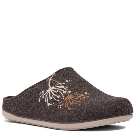 Inblu Women's Dark Brown Slippers