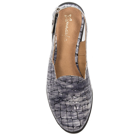 Maciejka Women's leather shoes Grey