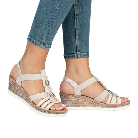 Rieker Women's Beige Sandals