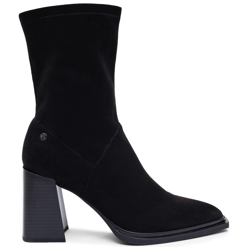 Maciejka Pointed Toe Heeled Boots Black K7804-01/00-7
