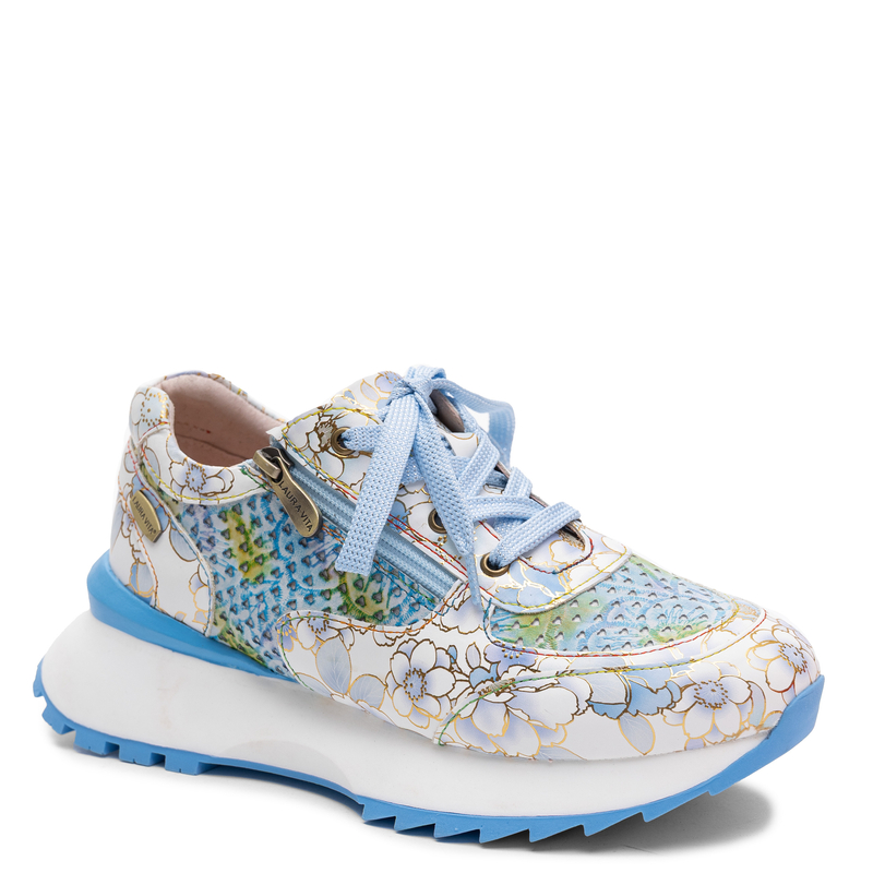 Laura Vita Tellao Leather Multi Blue Sneakers TELLAO-17-BLEU