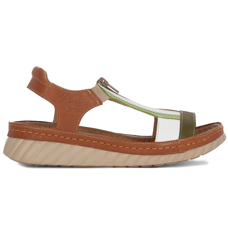 Maciejka Women's Leather Sandals Brown