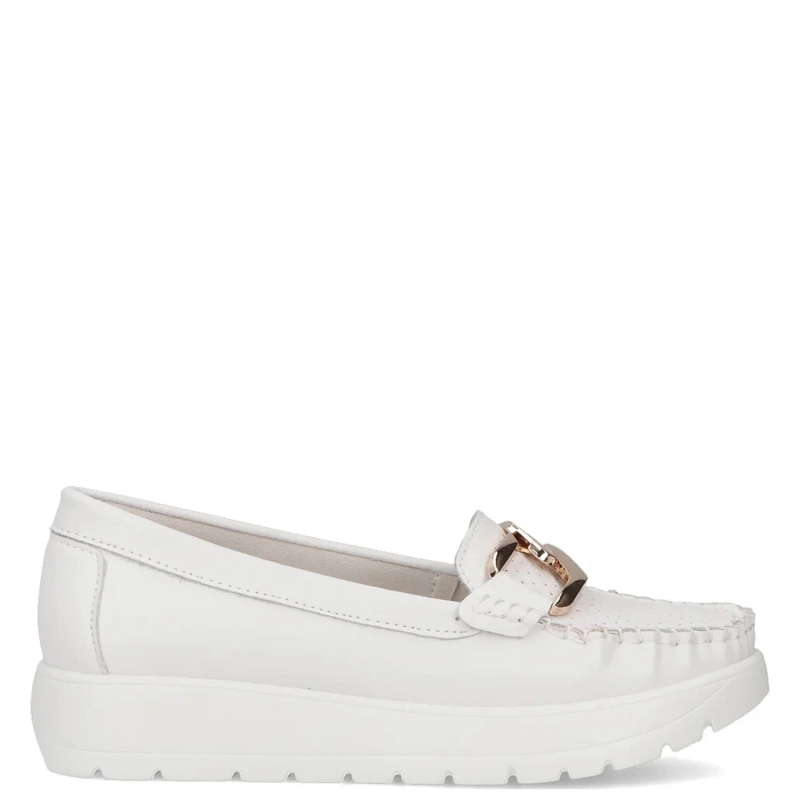 Filippo Leather White Low Shoes