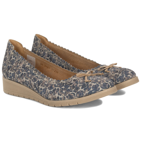 Maciejka Navy Blue Flat Shoes
