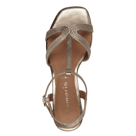Tamaris Women's Heeled Sandals Gold  1-28244-44-900