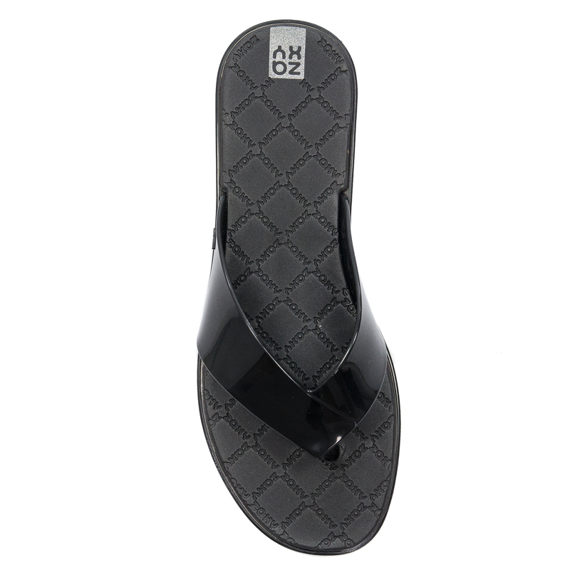 Zaxy Moment Thong Fem Black Women's Black flip-flops slippers