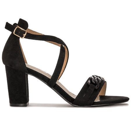 Filippo Black Sandals DS3665/22 BK