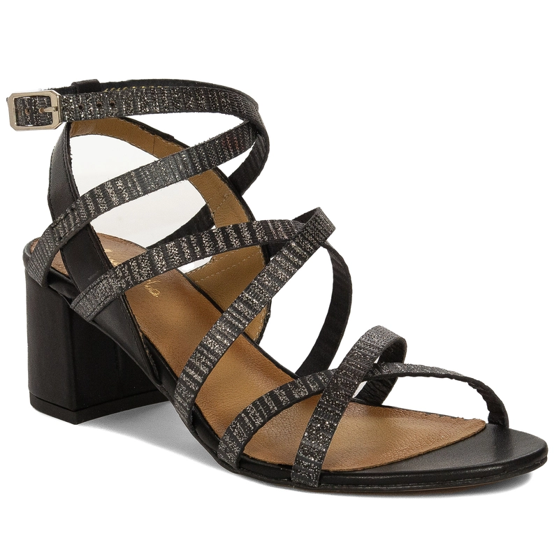 Maciejka Women's High Heel Sandals Leather Black
