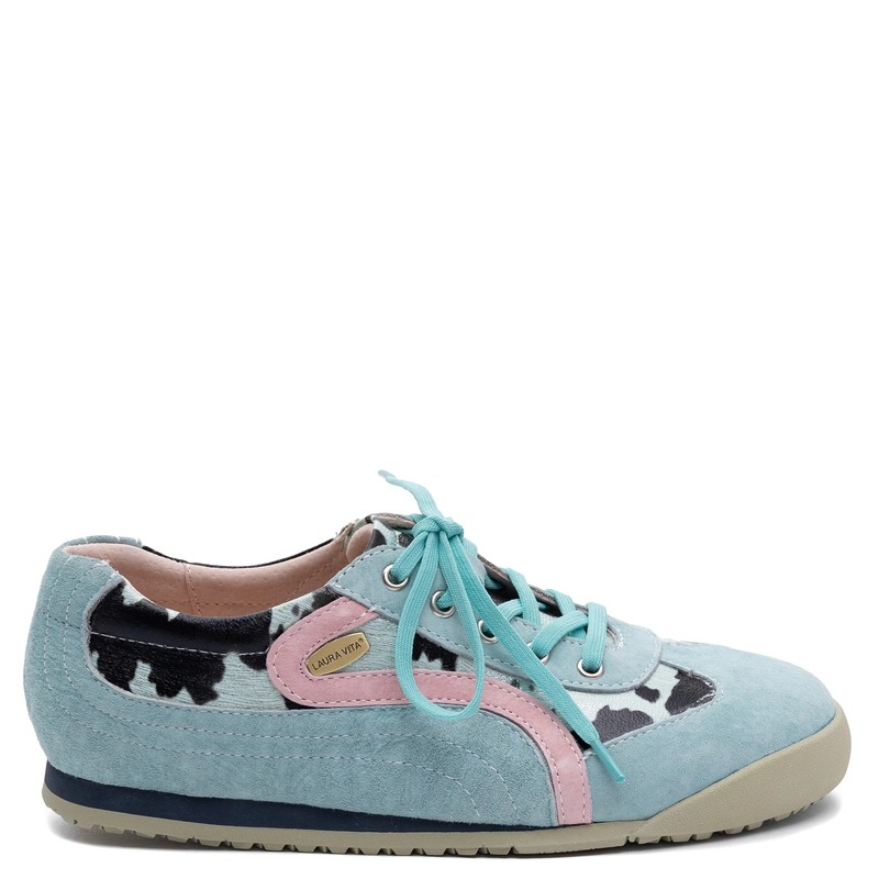Laura Vita Tivanao Leather Suede Sneakers Multicolored TIVANAO-01-CIEL