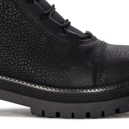 Rieker Y3163-00 Warned Black Boots