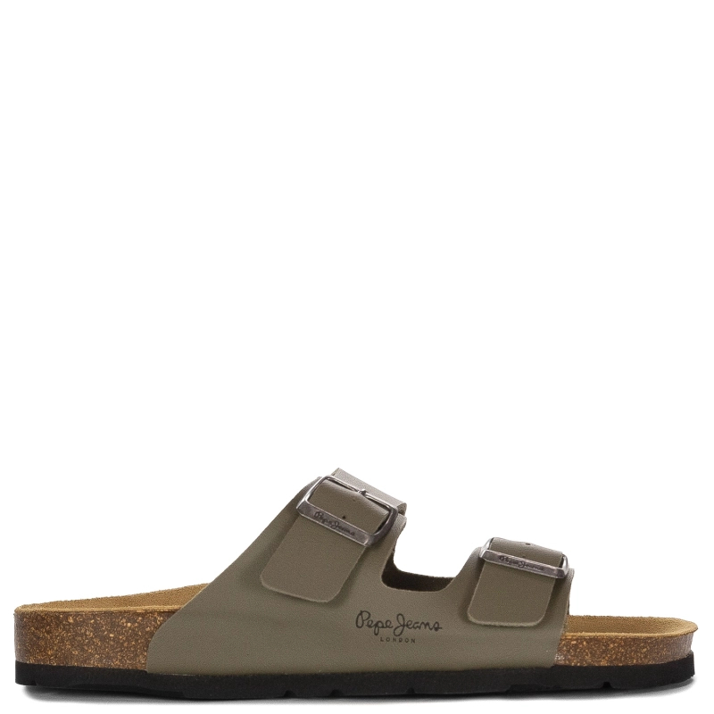 Pepe Jeans Women's Flip Flops Khaki