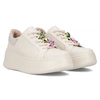 Filippo Women's platform beige leather shoes