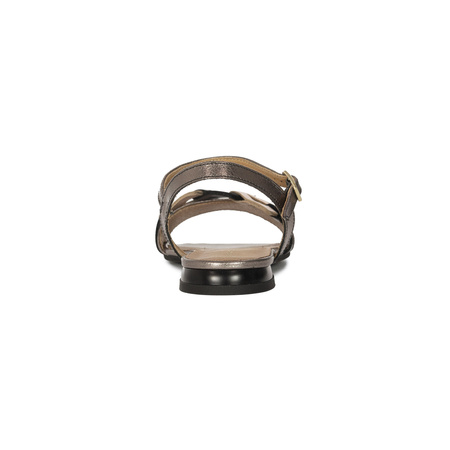 Maciejka Women's Leather Sandals Black Gold