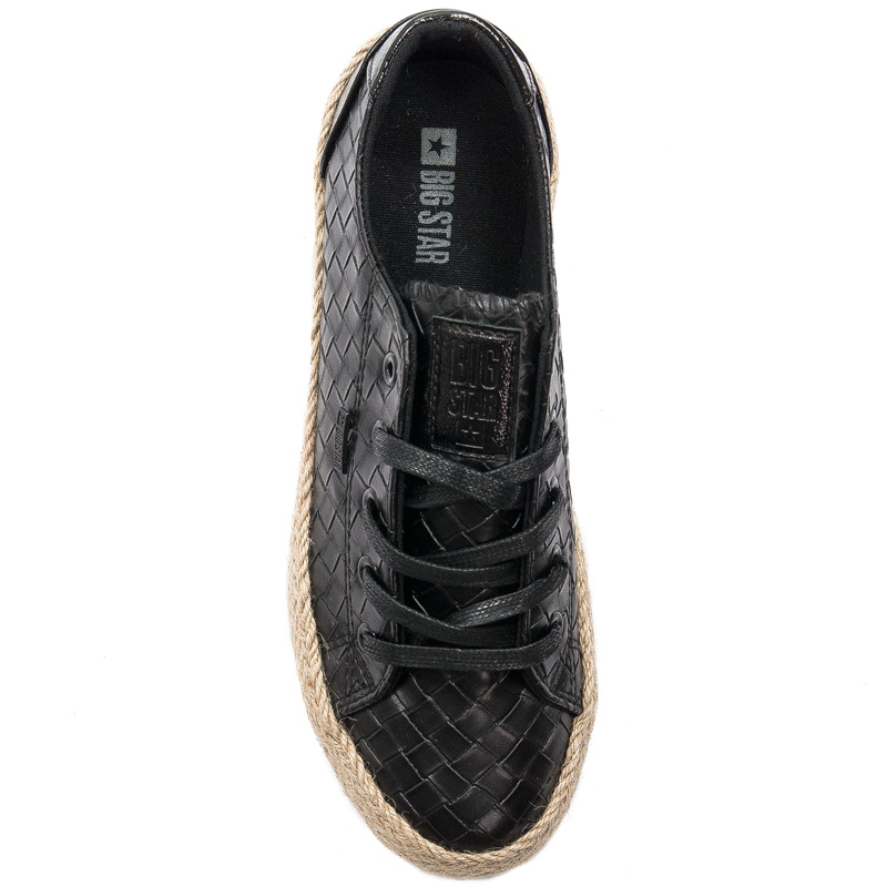 Espadryle Big Star JJ274396 Black Czarne