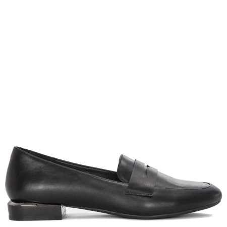 Sergio Leone Women's Black PU Moccasins