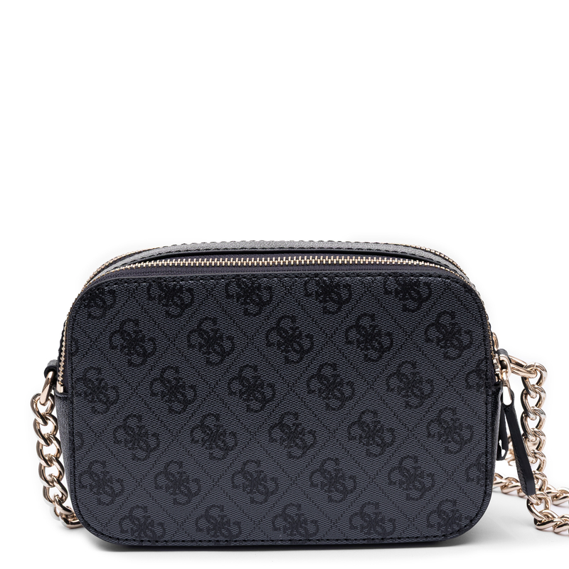 Guess Elegancka Listonoszka Monogram Torebka Crossbody Czarna HWBG9672140-COAL