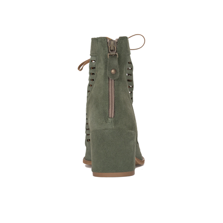 Maciejka Green Women's Lace-Up Boots