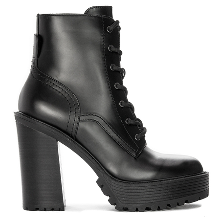Botki damskie Guess KALISSA Black Czarne