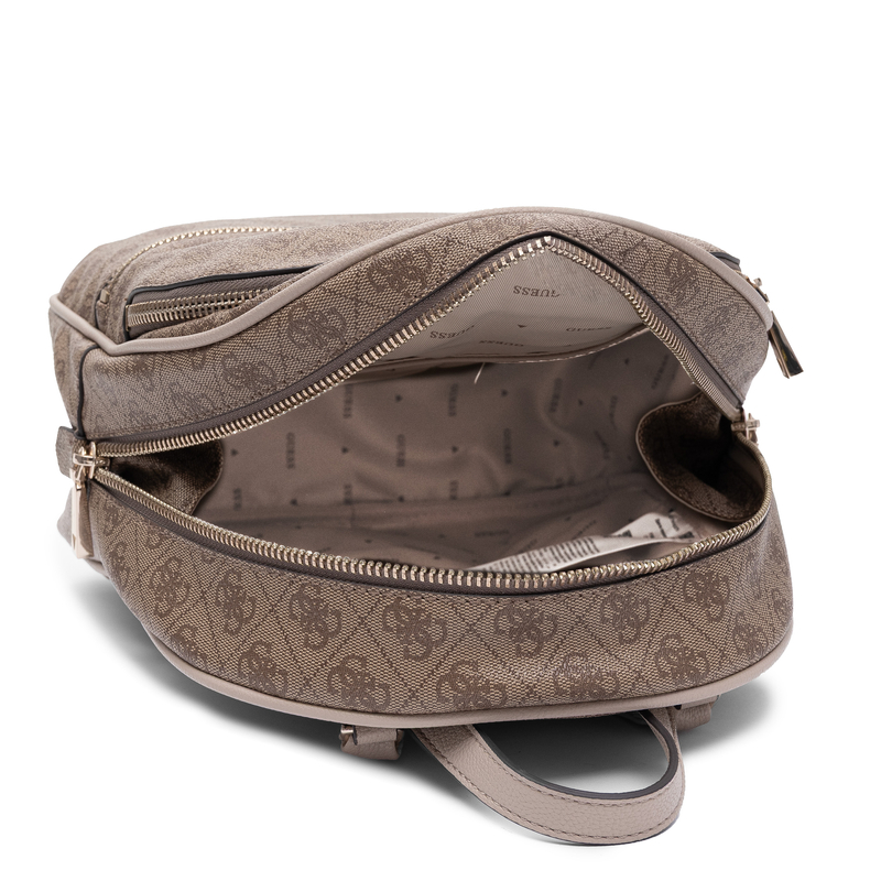 Guess Stylish Urban Women's Backpack with 4G Pattern Beige HWSG7118330-BEIGE