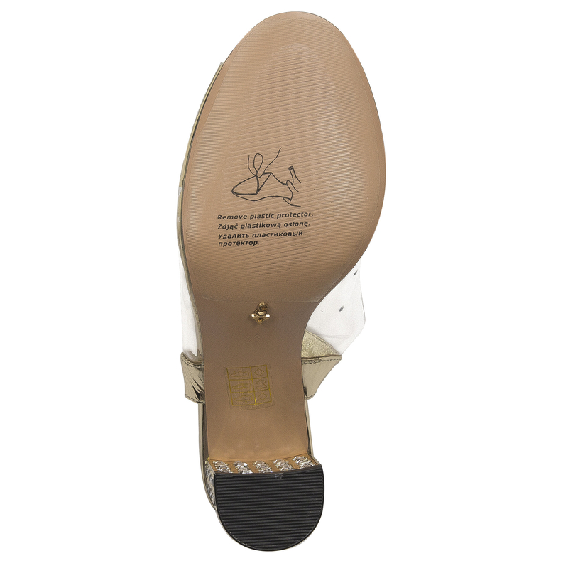 Sca'viola Women's On A High Heel GOLD-M S-232 Sandals