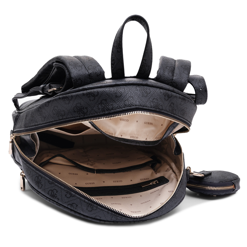 Guess Women's Backpack with Logo Gray SL712435-COAL LOGO