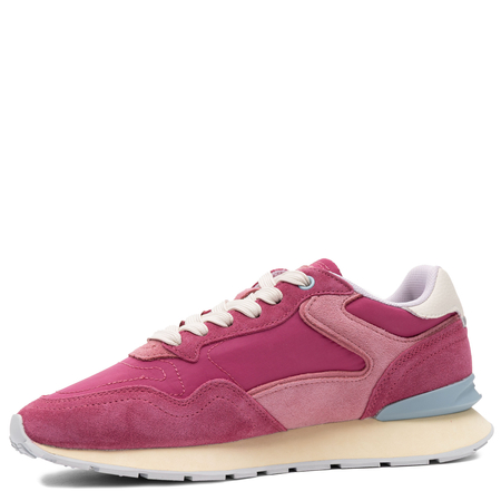 Hoff Suede-Textile Retro Runner Sneakers Low-Profile Pink 12602010