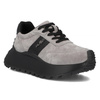 Filippo Women's Leather Sneakers, Grey