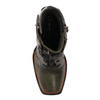 Maciejka Lace-Up Ankle Boots Block Heel Green 05667-09/00-8