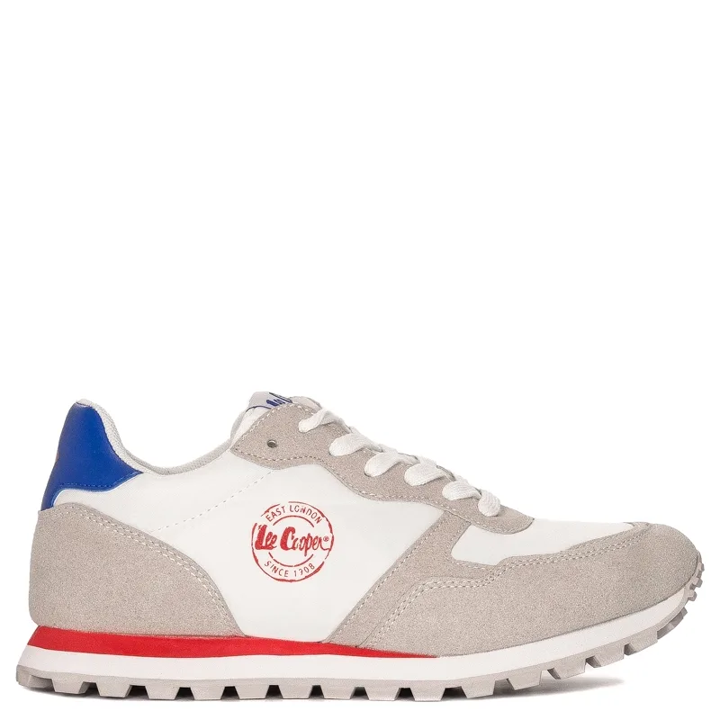 Lee Cooper Sneakersy półbuty damskie White Białe